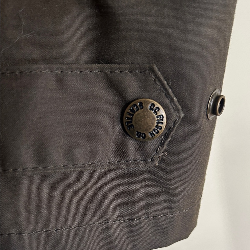 Filson Men's Otter Green Cover Field Jacket Large - Picture 6 of 9